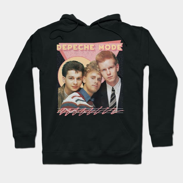 Depeche Mode / 80s Retro Fan Design Hoodie by DankFutura